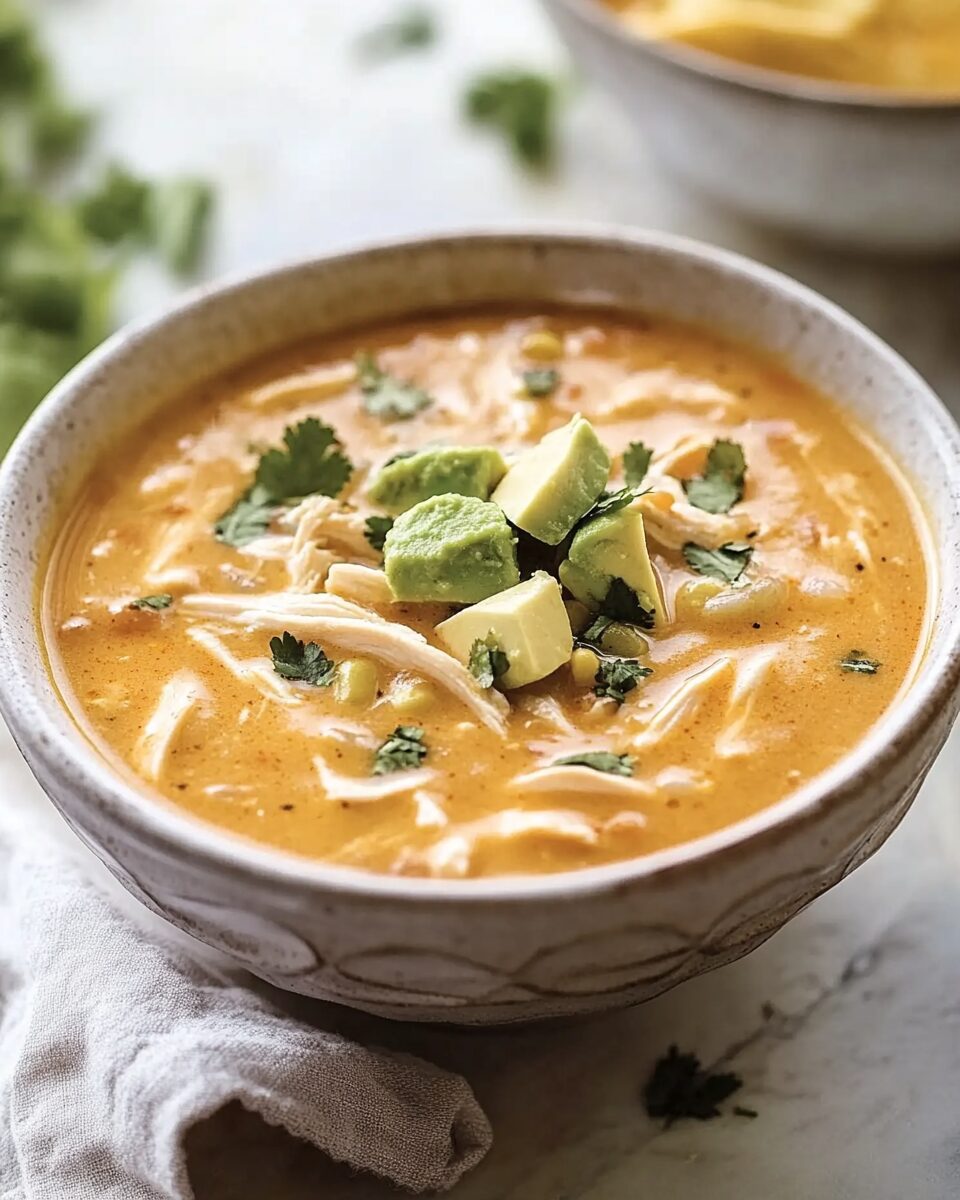 Creamy Chicken Enchilada Soup