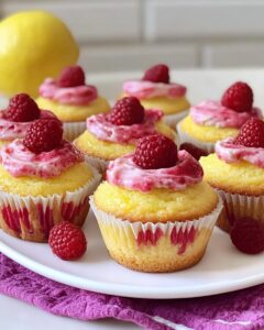 Lemon Raspberry Cupcakes
