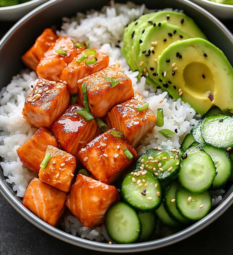 Salmon Rice Bowls
