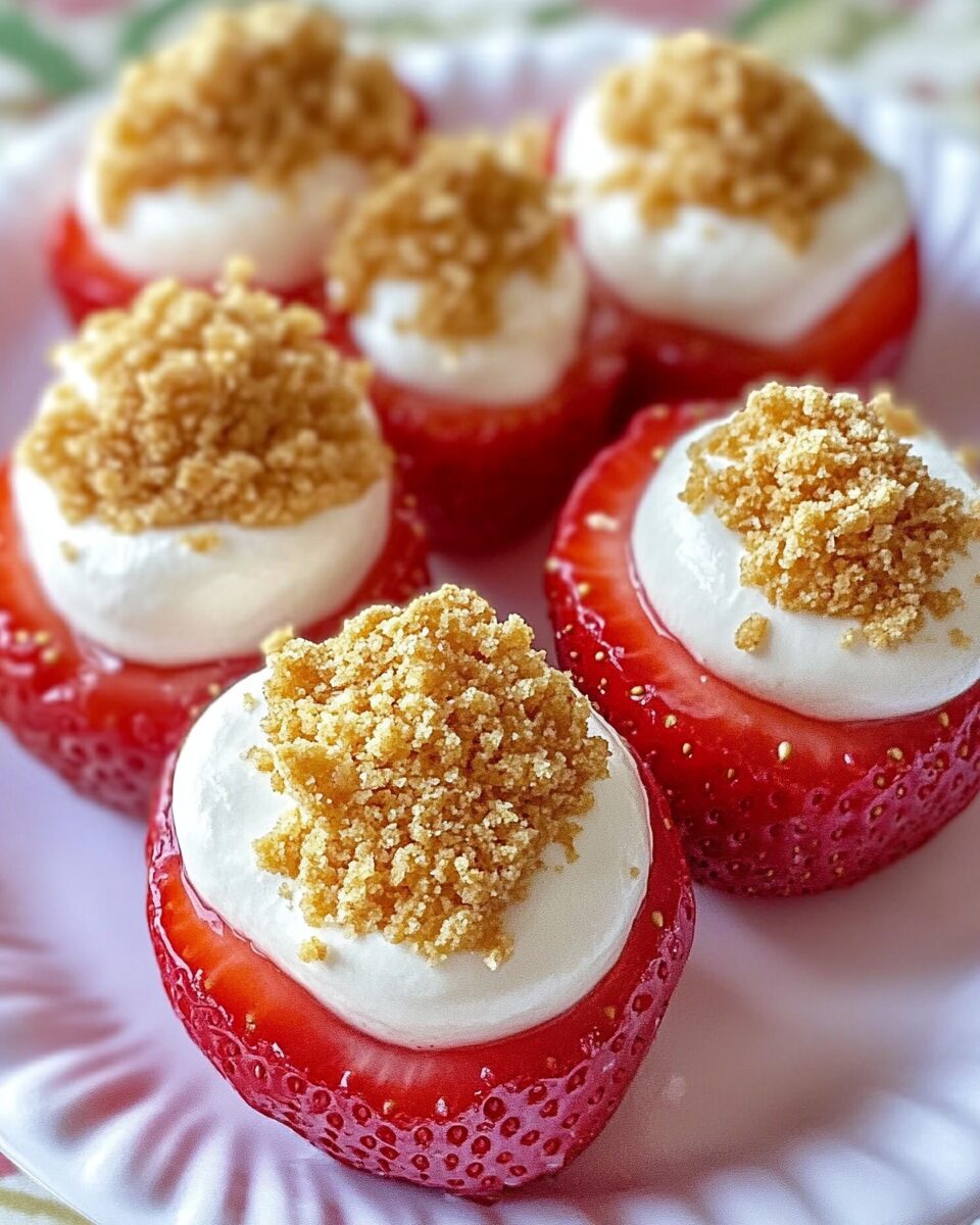 Cheesecake Deviled Strawberries