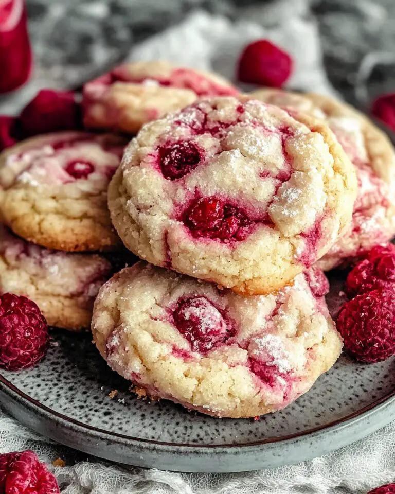Soft & Chewy Raspberry Cookies
