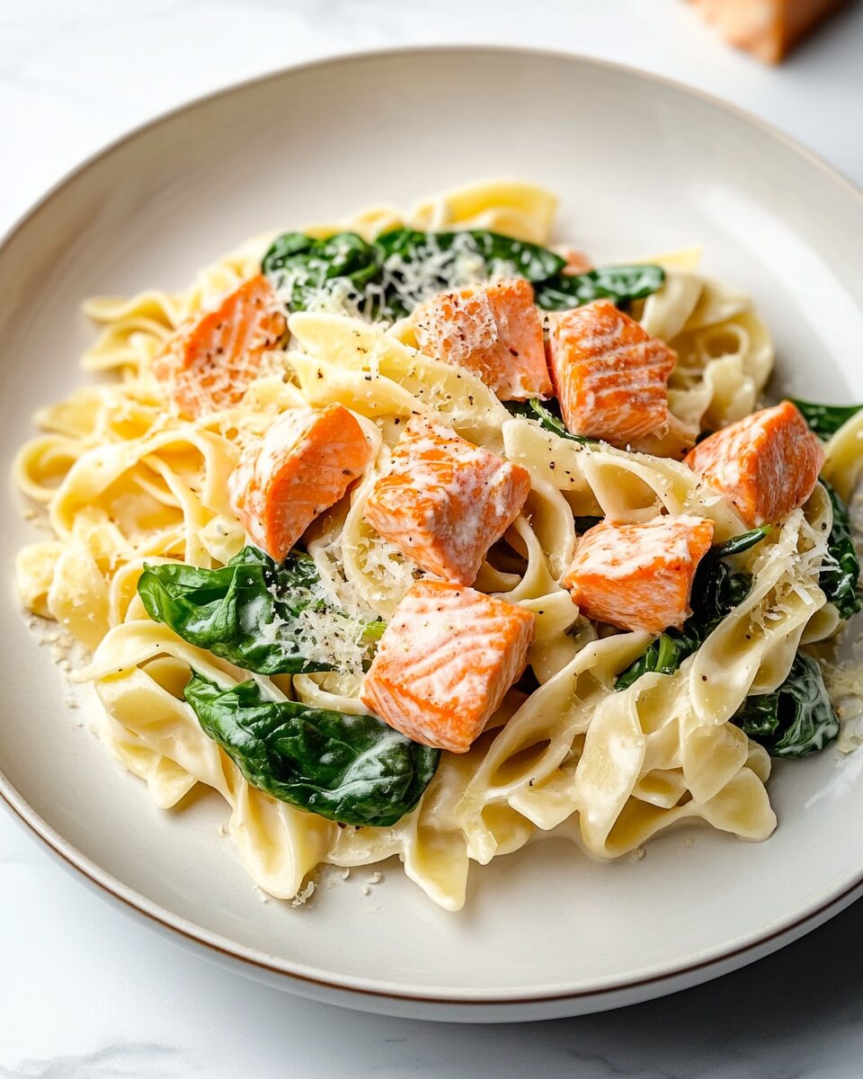 Spinach Salmon Pasta