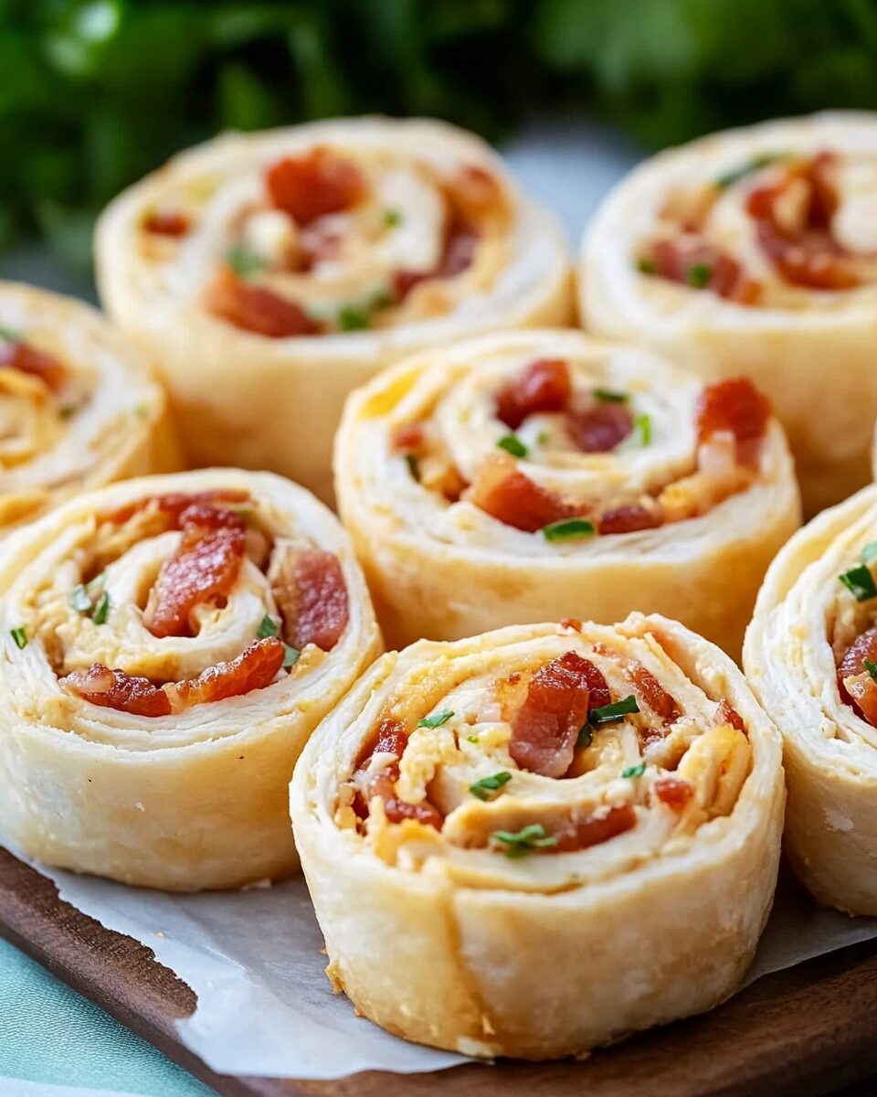 Chicken Bacon Ranch Pinwheels