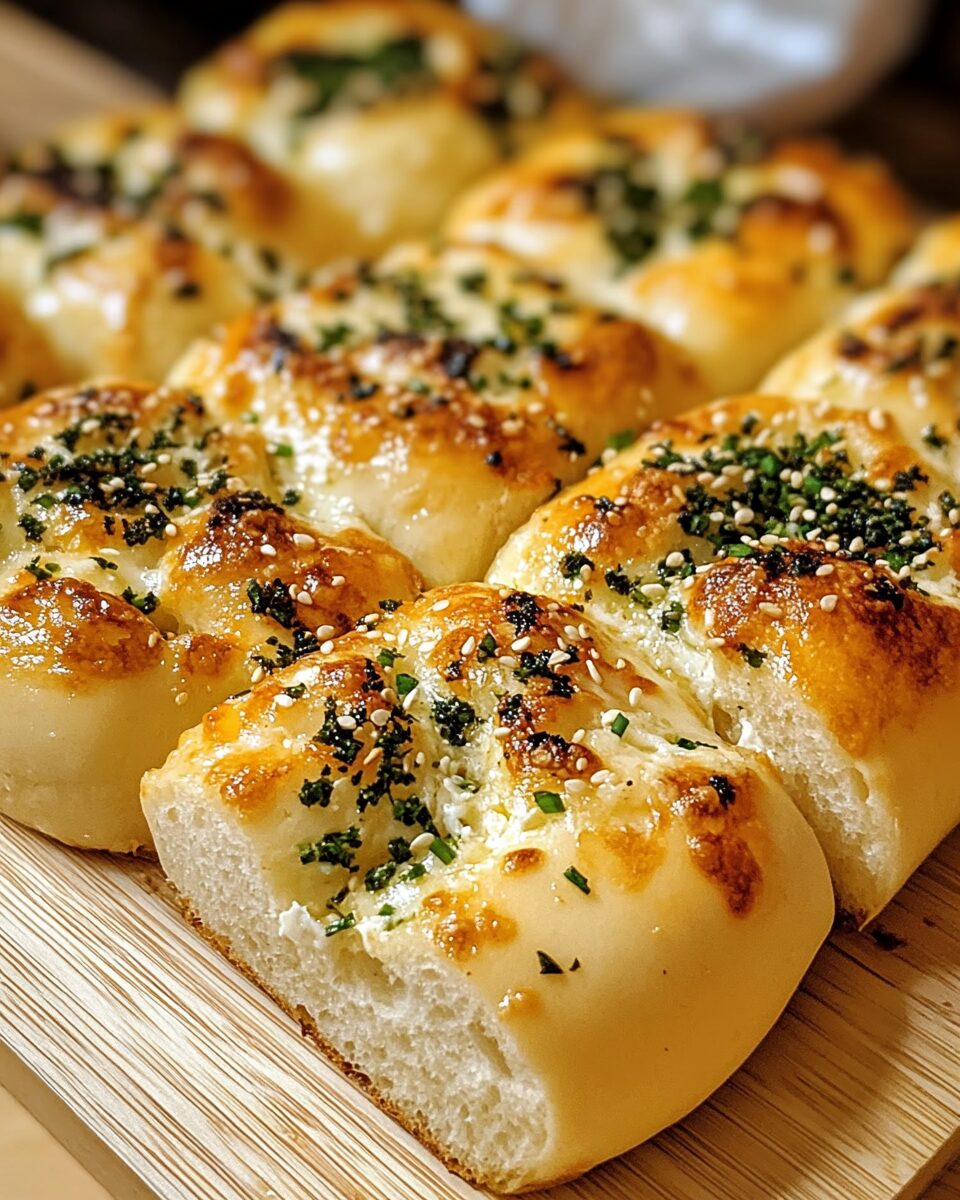 Korean Cream Cheese Garlic Bread