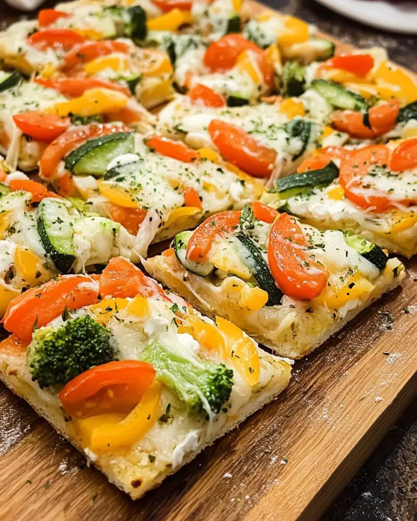 Appetizer Veggie Pizza
