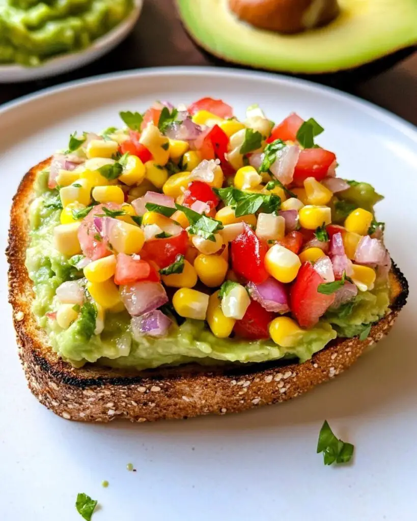 Avocado Toast with Grilled Corn Salsa