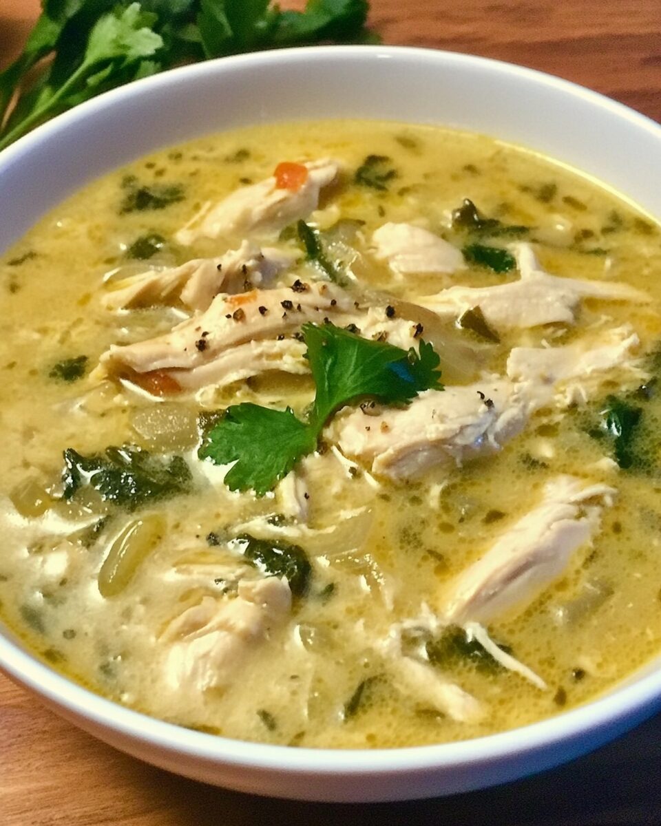 Slow-Cooked Thai Ginger Chicken Soup Delight