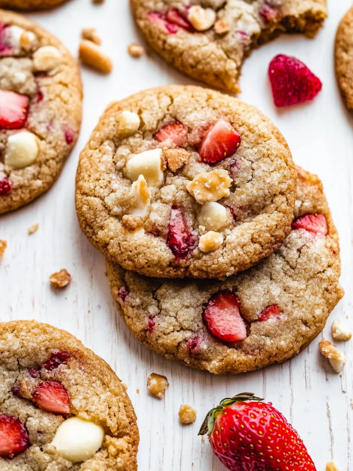 Strawberry Milk Tea Cookies