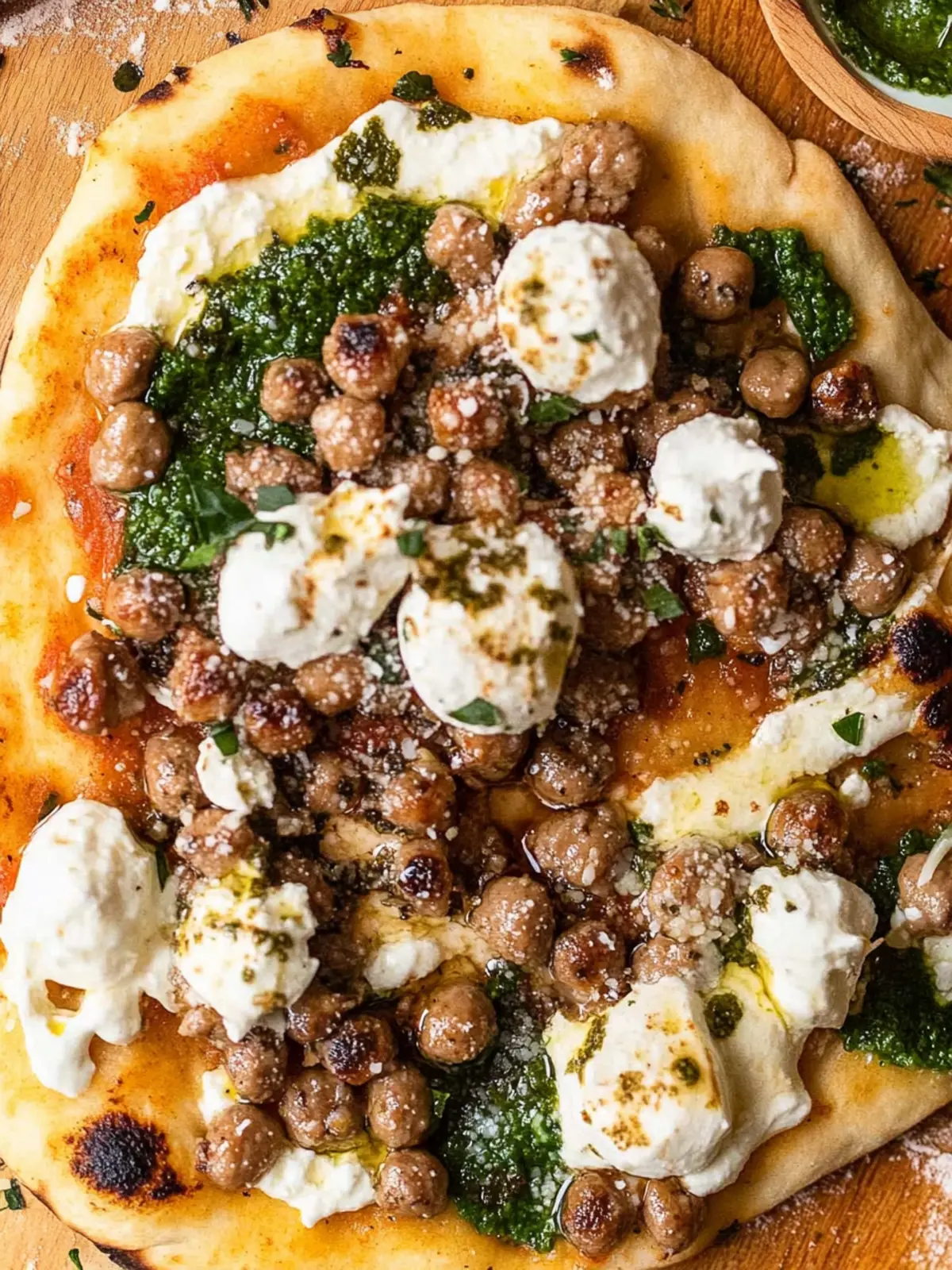 Mediterranean Flatbread Pizza
