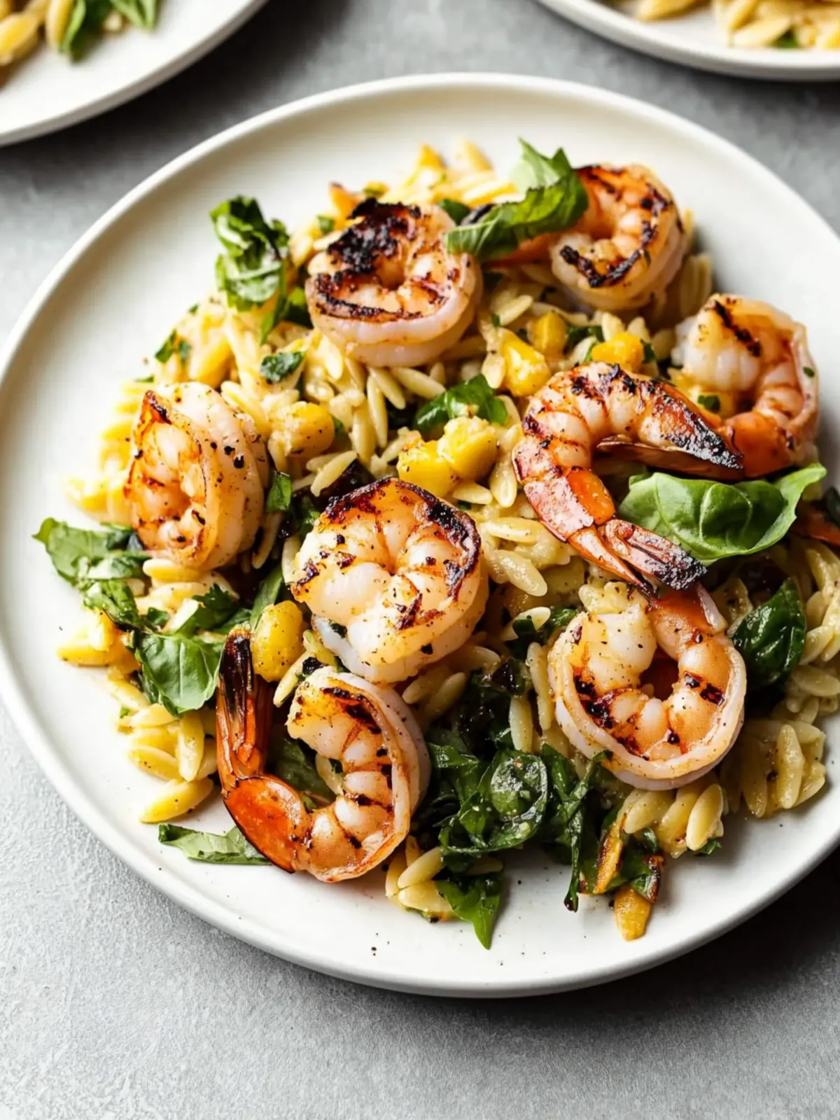 Cajun Grilled Shrimp and Orzo Salad