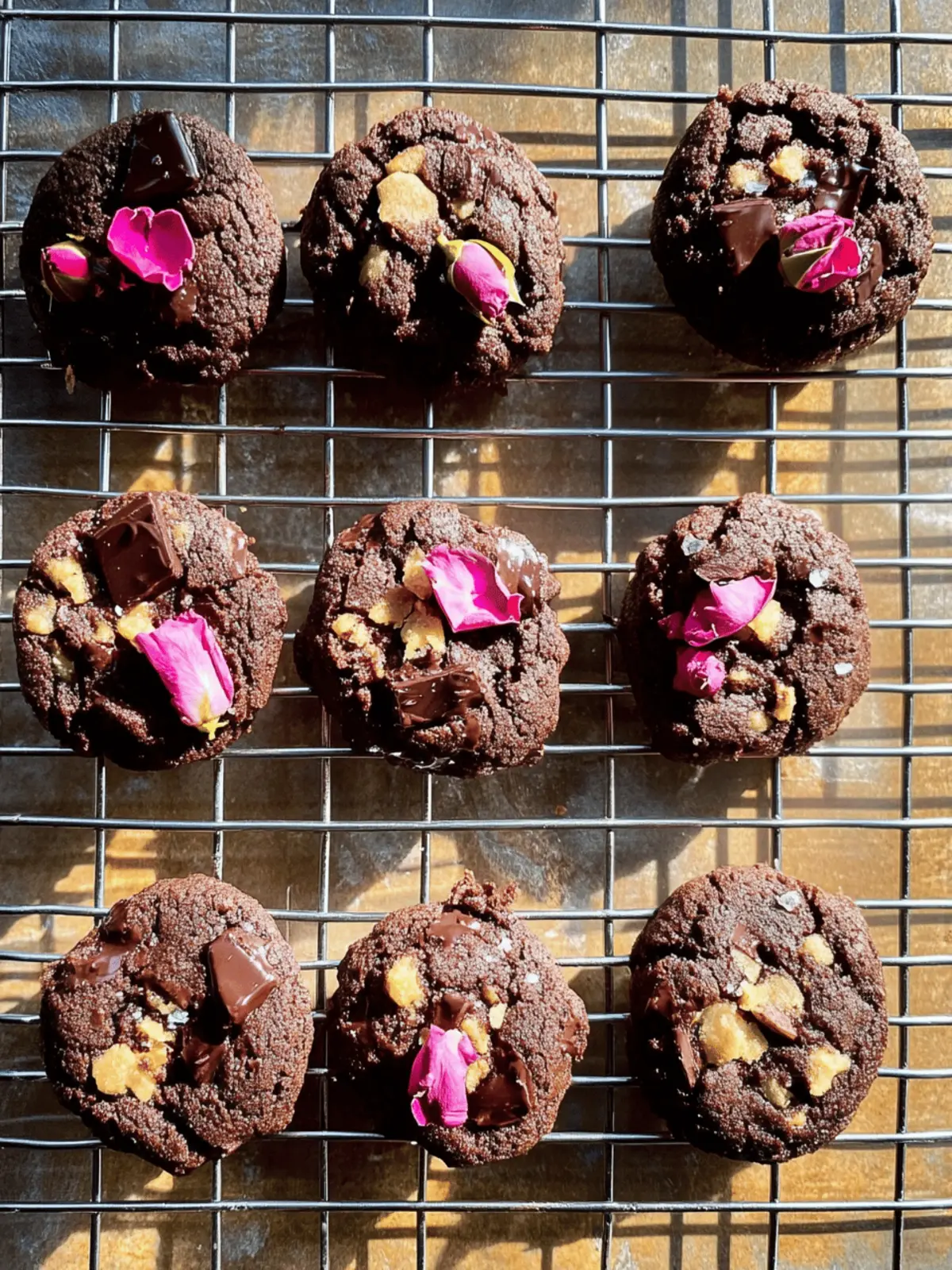 Dark Chocolate and Rose Chunk Cookie Bliss Made Easy 4 Dark Chocolate and Rose Chunk Cookie