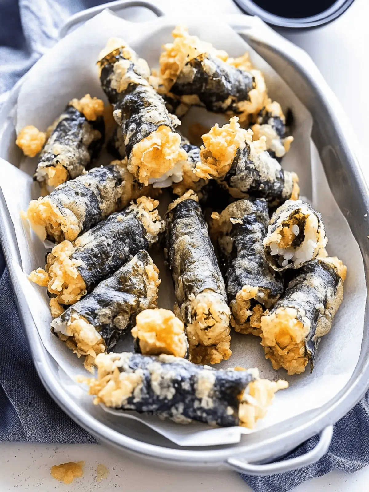 Gimmari (Fried Seaweed Roll)