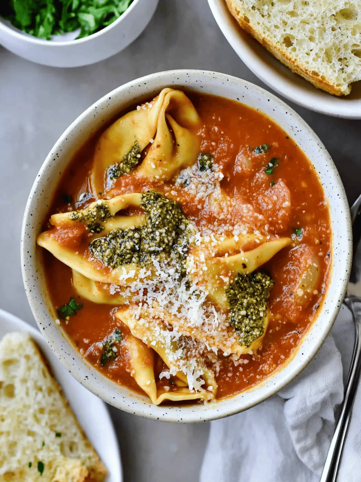 Cozy Up with Tortellini Pasta alla Vodka Soup Delight 5 Tortellini Pasta alla Vodka Soup