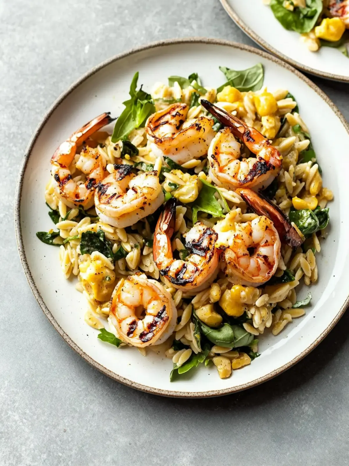 Cajun Grilled Shrimp and Orzo Salad