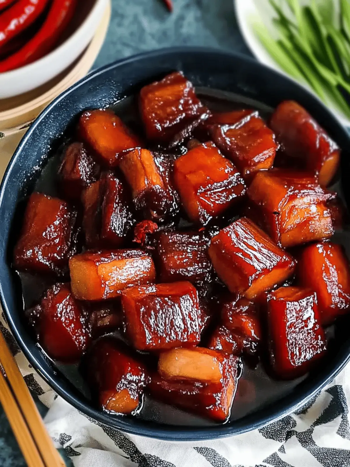 Chinese Braised Pork Belly (Hong Shao Rou)