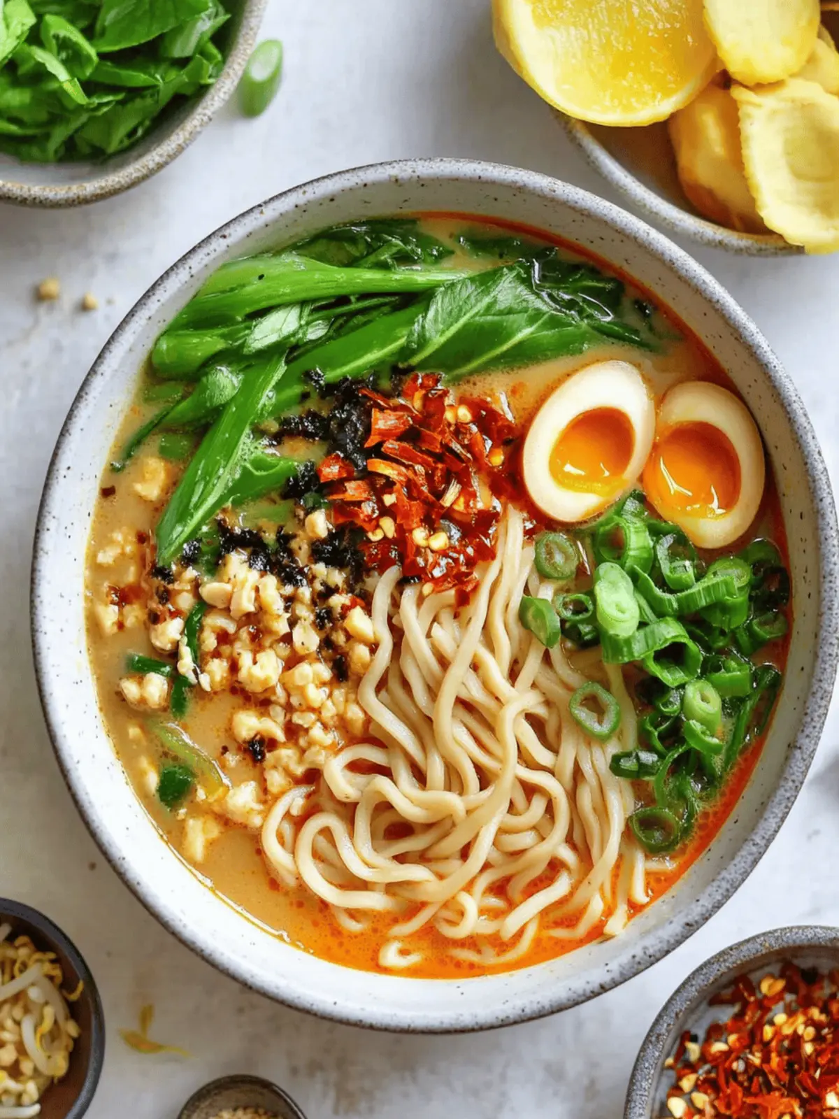 Peanut Butter Miso Ramen