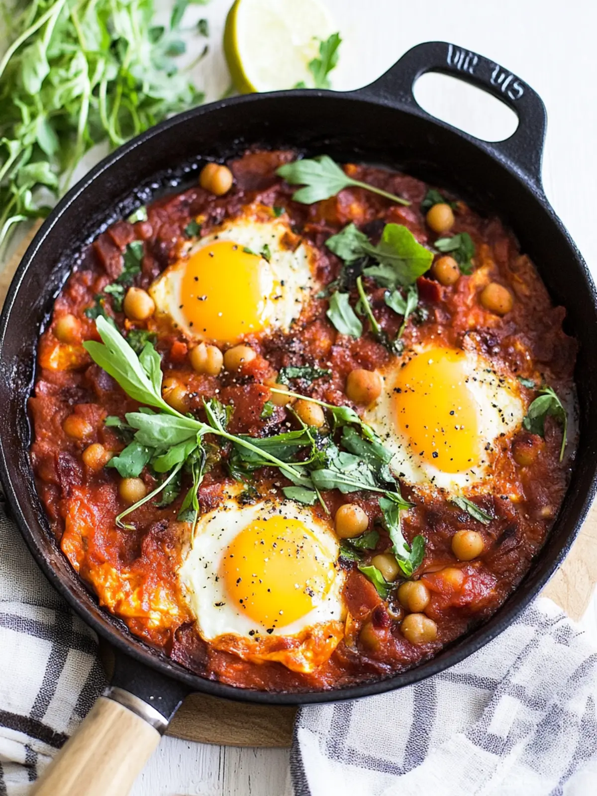 Chickpea and Chorizo Shakshuka