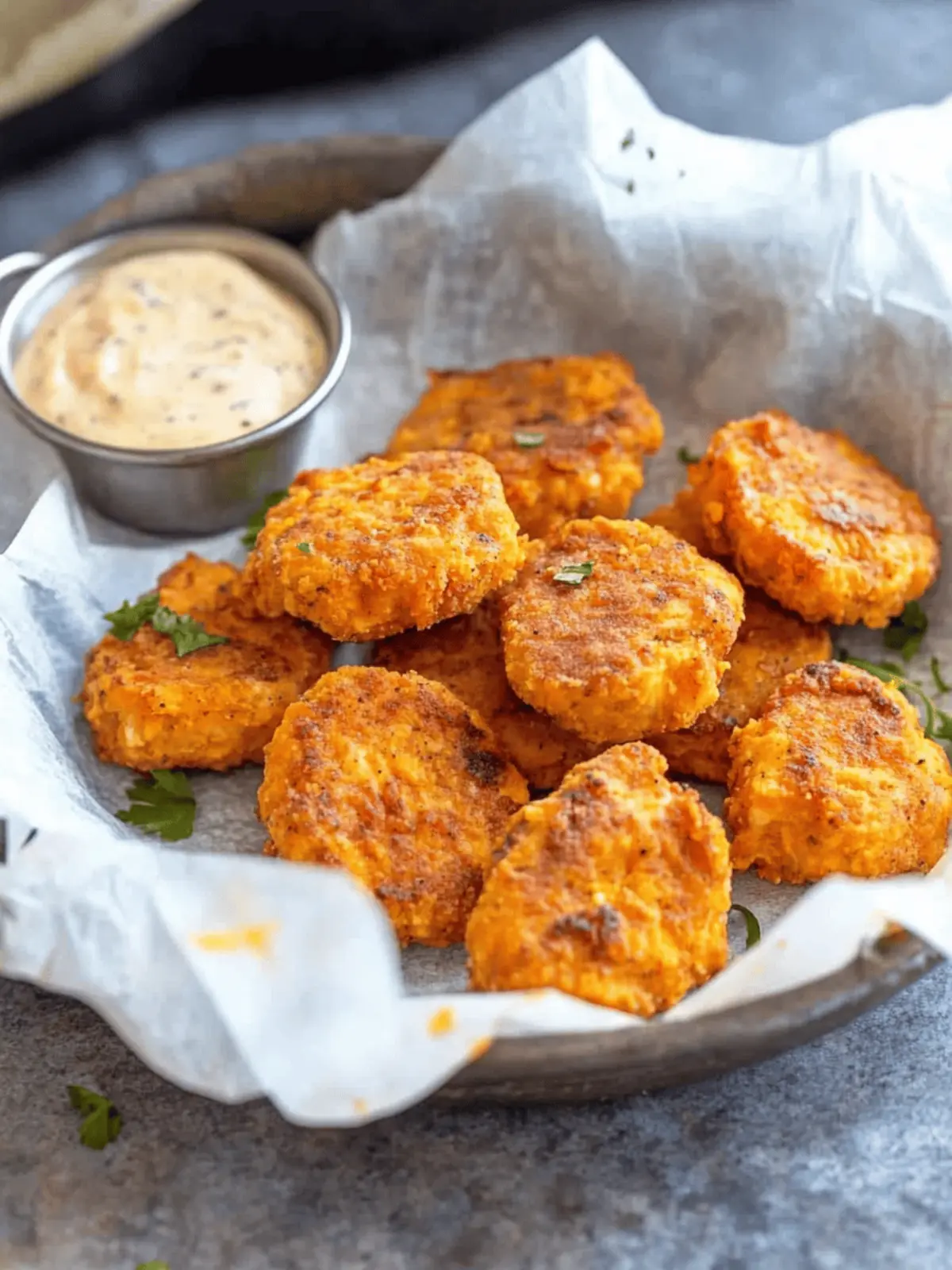 Sweet Potato Chicken Nuggets