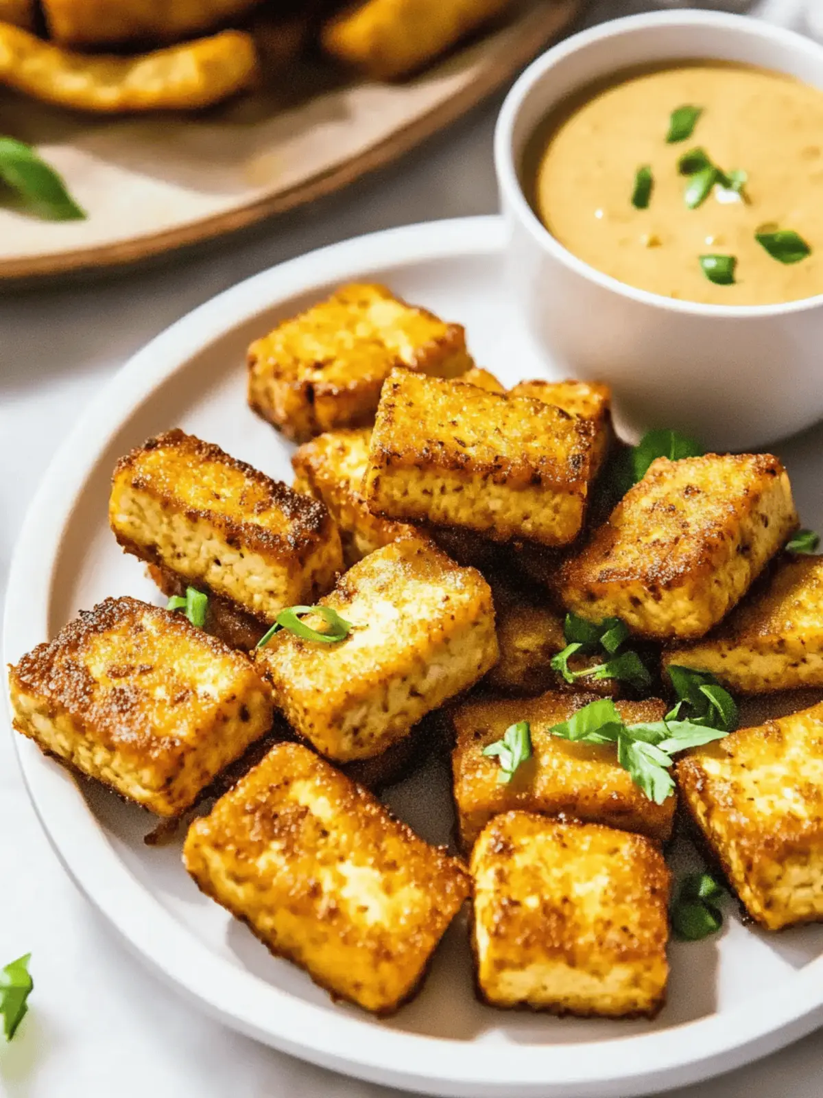 Air-Fried Tofu Nuggets