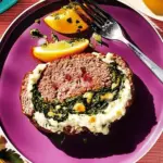 Creamed-Spinach-Stuffed Meatloaf