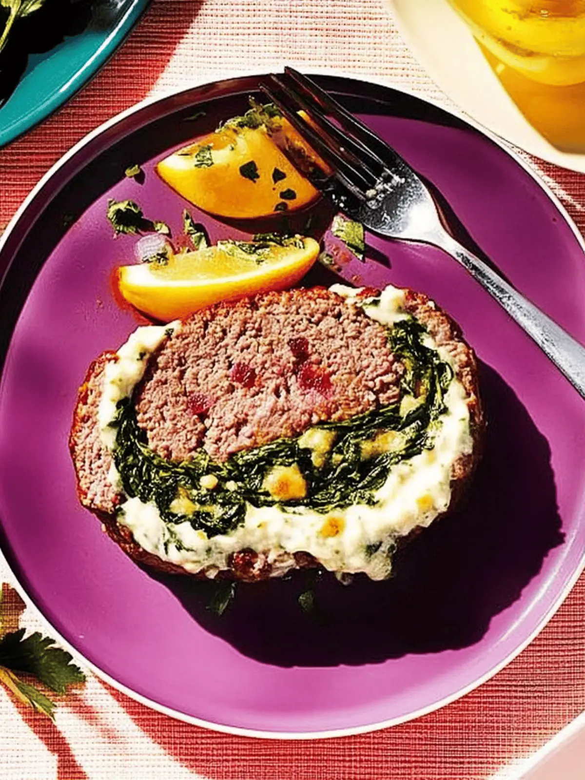 Creamed-Spinach-Stuffed Meatloaf