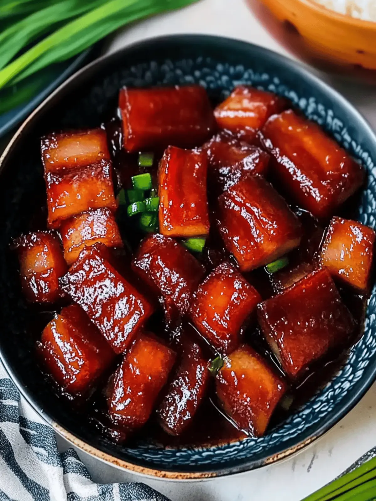 Chinese Braised Pork Belly (Hong Shao Rou)
