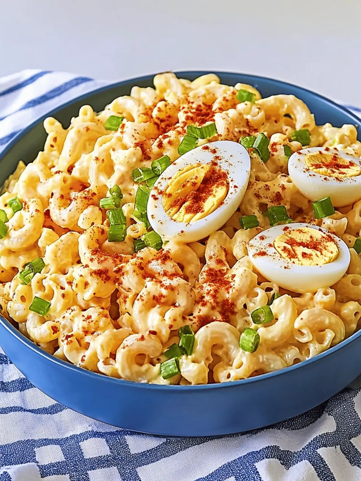 Deviled Egg Macaroni Salad