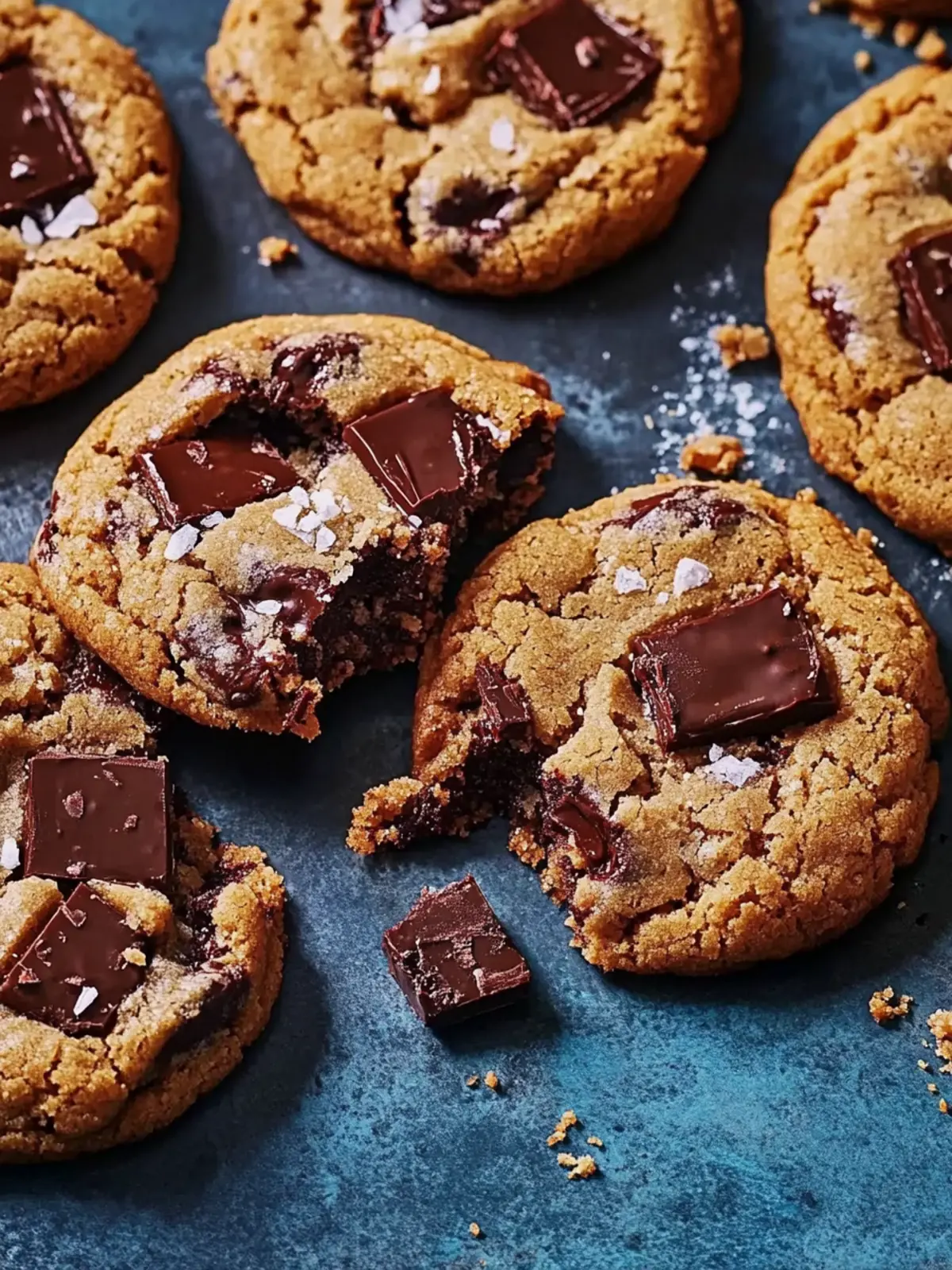 Chocolate Chunk Cookies with Halvah