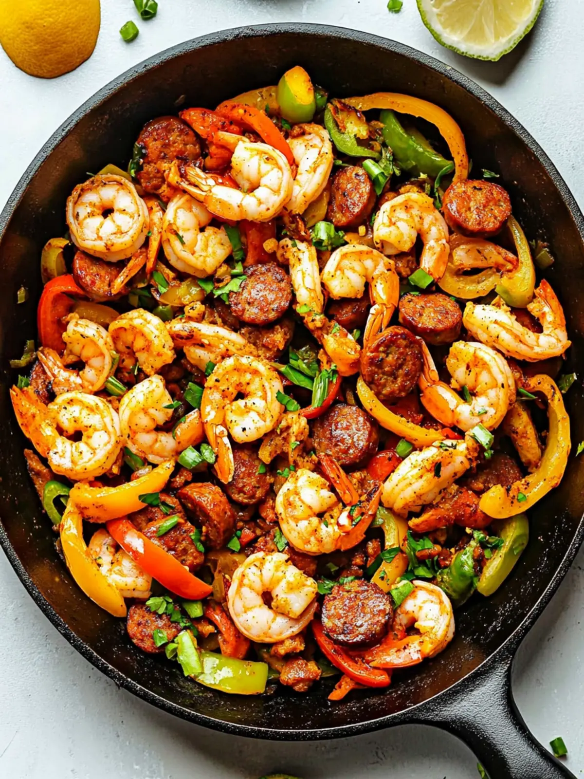 Sizzle Up Dinner with Cajun Shrimp and Sausage Skillet 5 Cajun Shrimp and Sausage Skillet