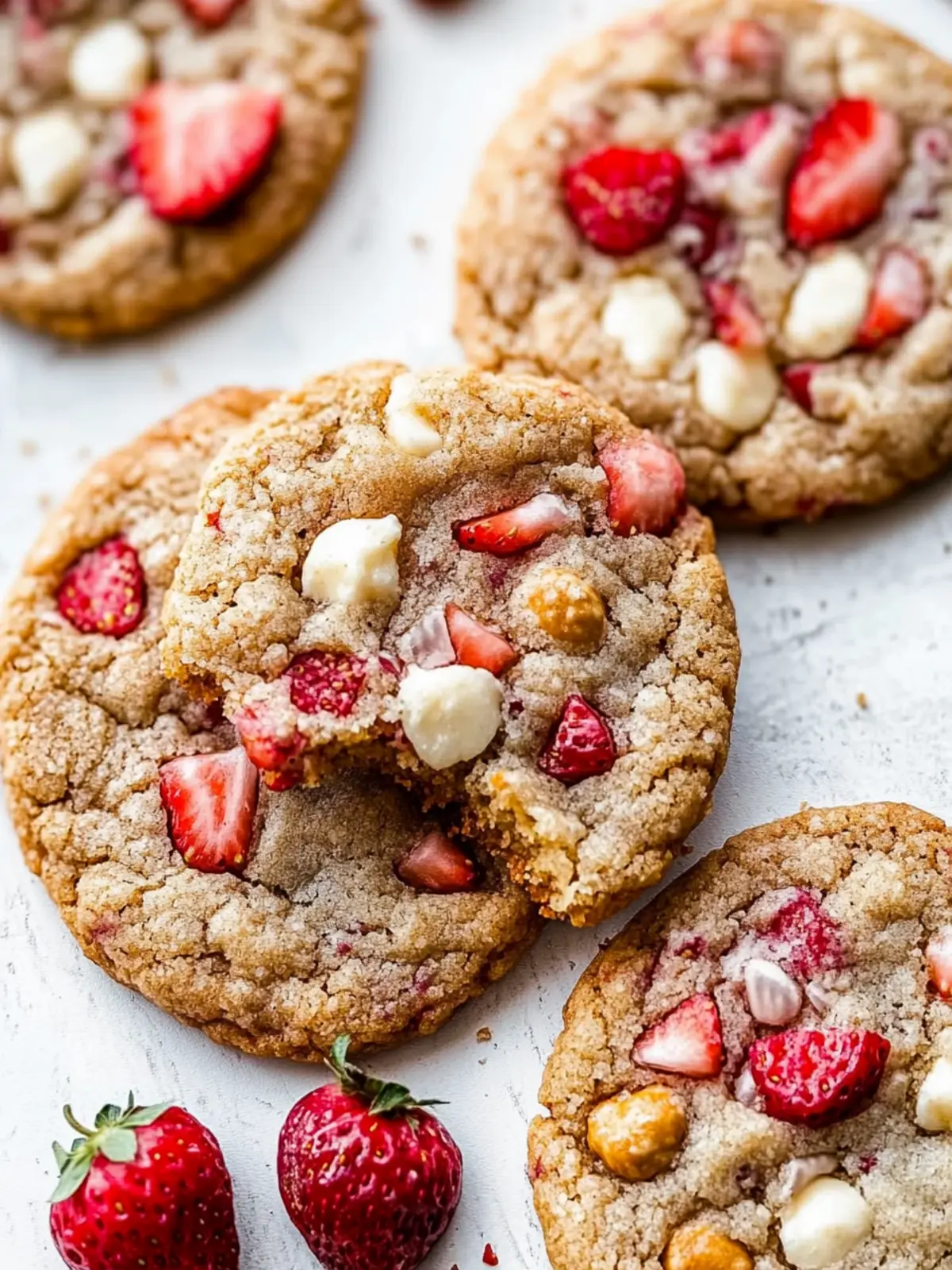 Strawberry Milk Tea Cookies