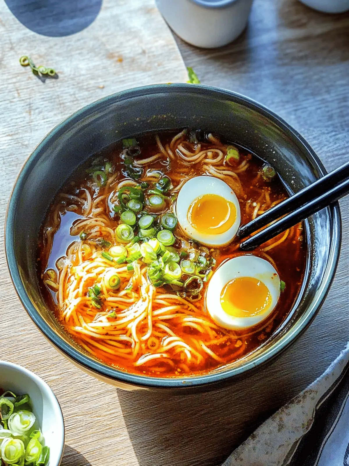 Spicy Gochujang Noodle Soup