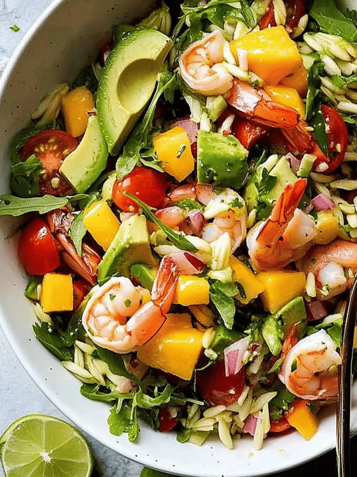 Prawn Mango Avocado Summer Salad
