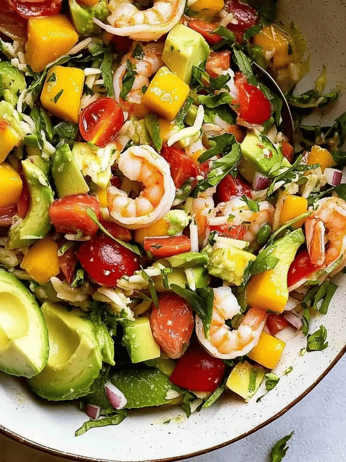 Prawn Mango Avocado Summer Salad