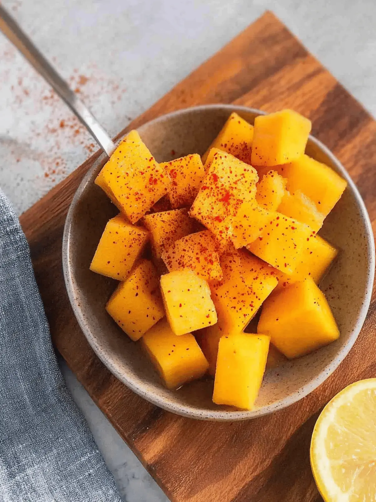 Spicy Mango with Tajin (Mango Con Tajin)