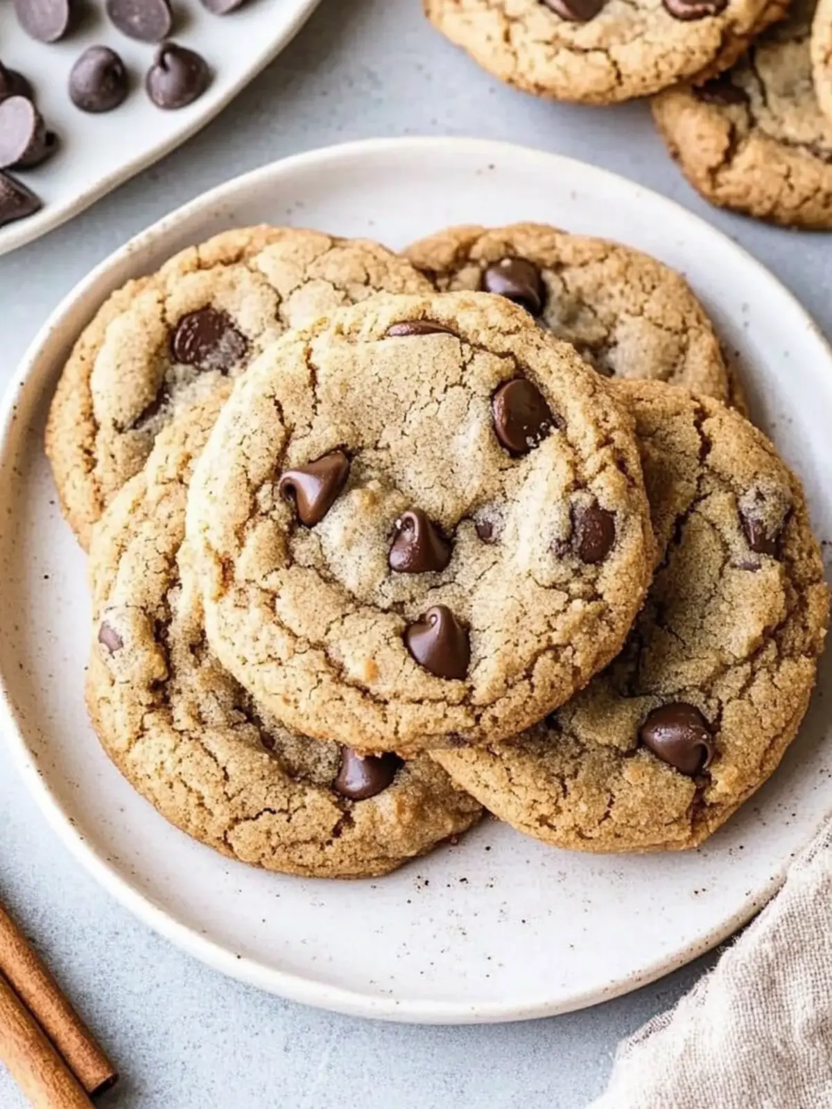 Chai Spice Chocolate Chip Cookies