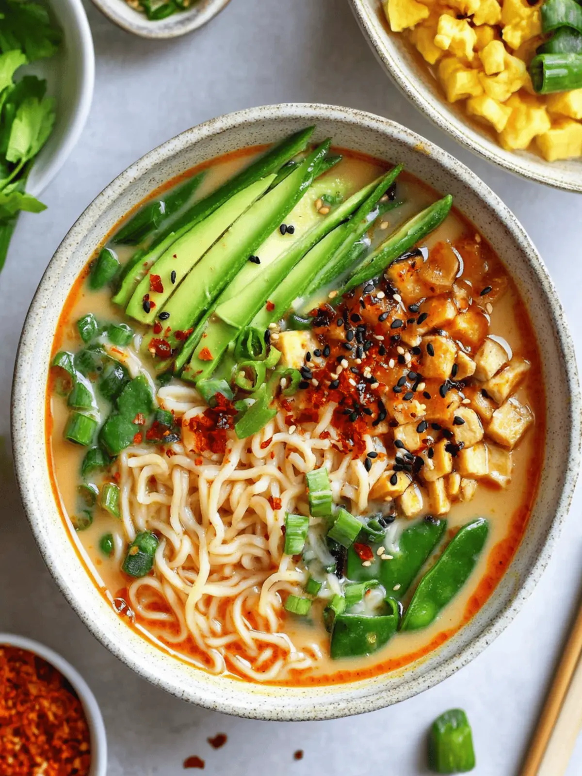 Peanut Butter Miso Ramen