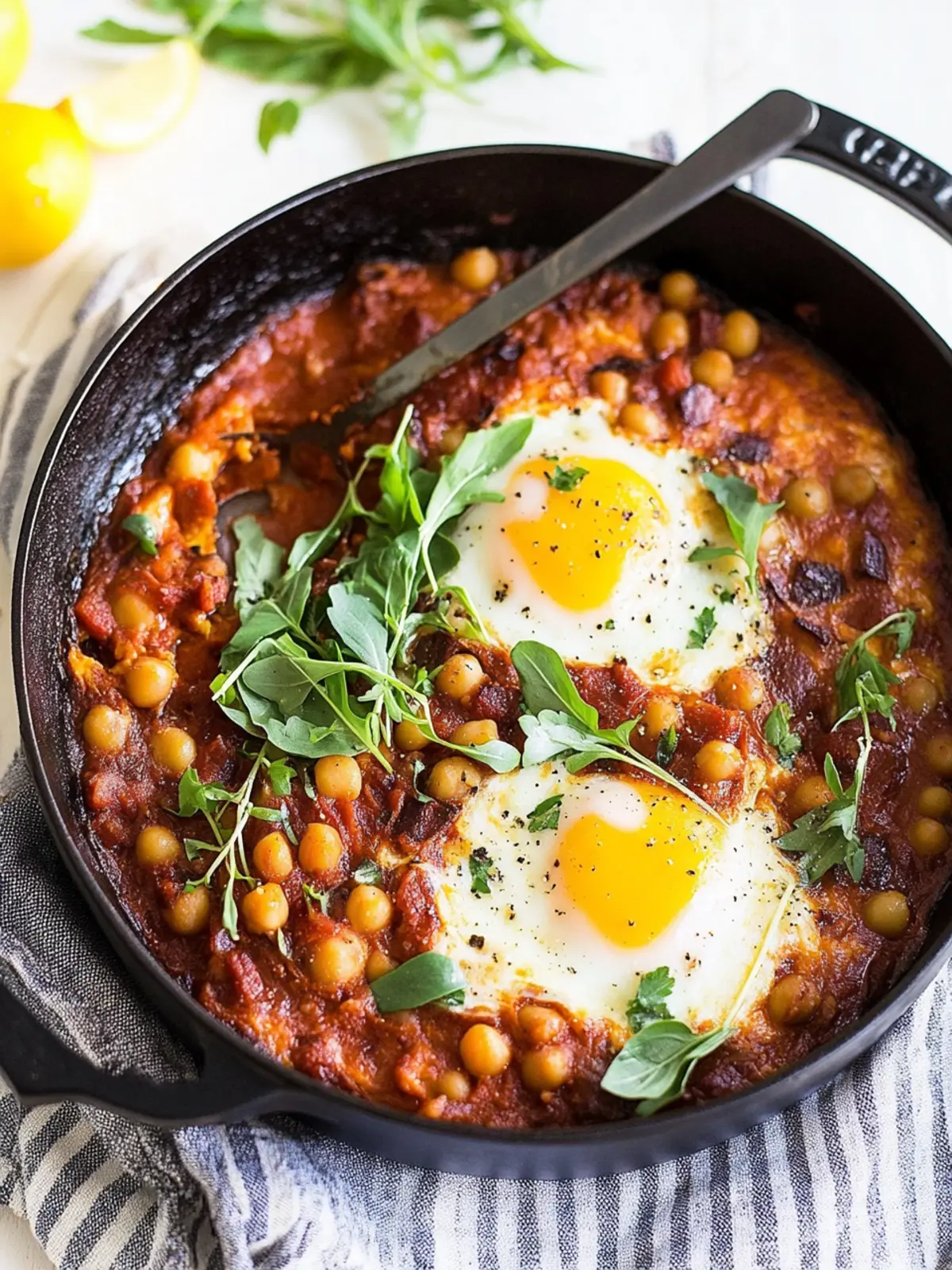 Chickpea and Chorizo Shakshuka