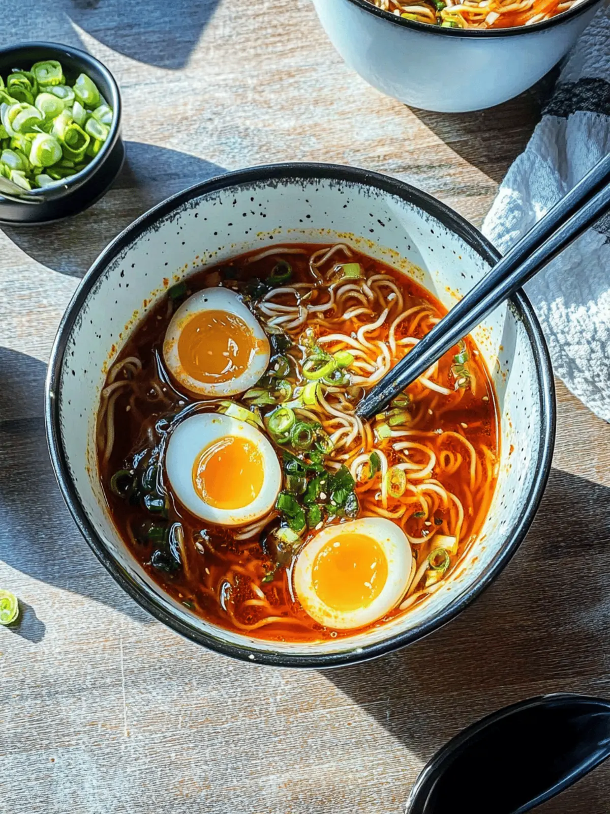 Spicy Gochujang Noodle Soup