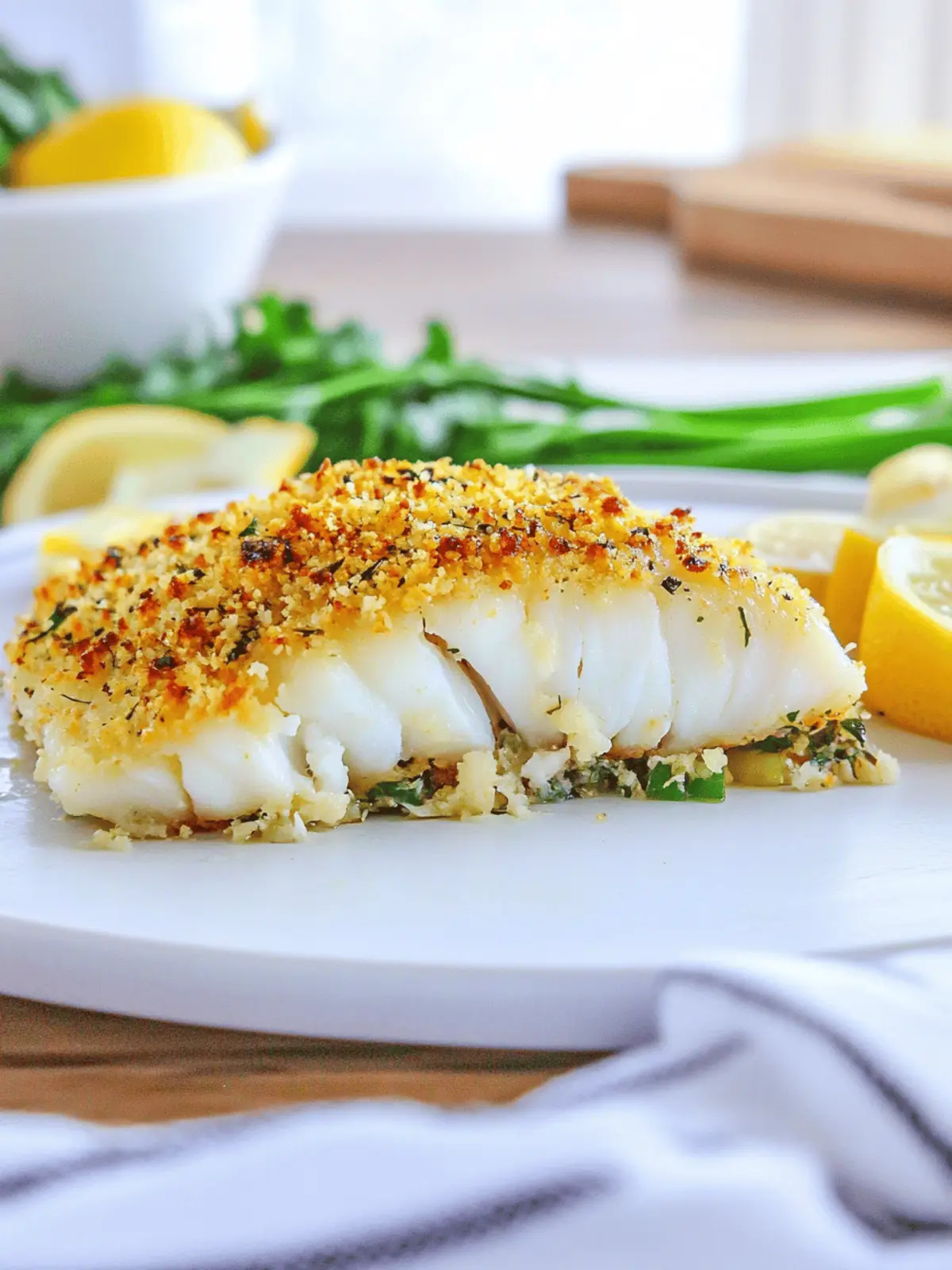 Savory Garlic Parmesan Crusted Cod Ready in Under 15 Minutes 3 Garlic Parmesan Crusted Cod