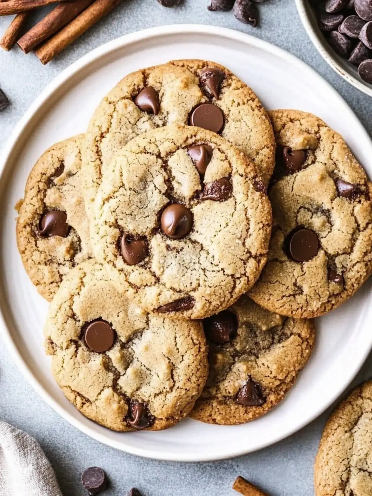Chai Spice Chocolate Chip Cookies