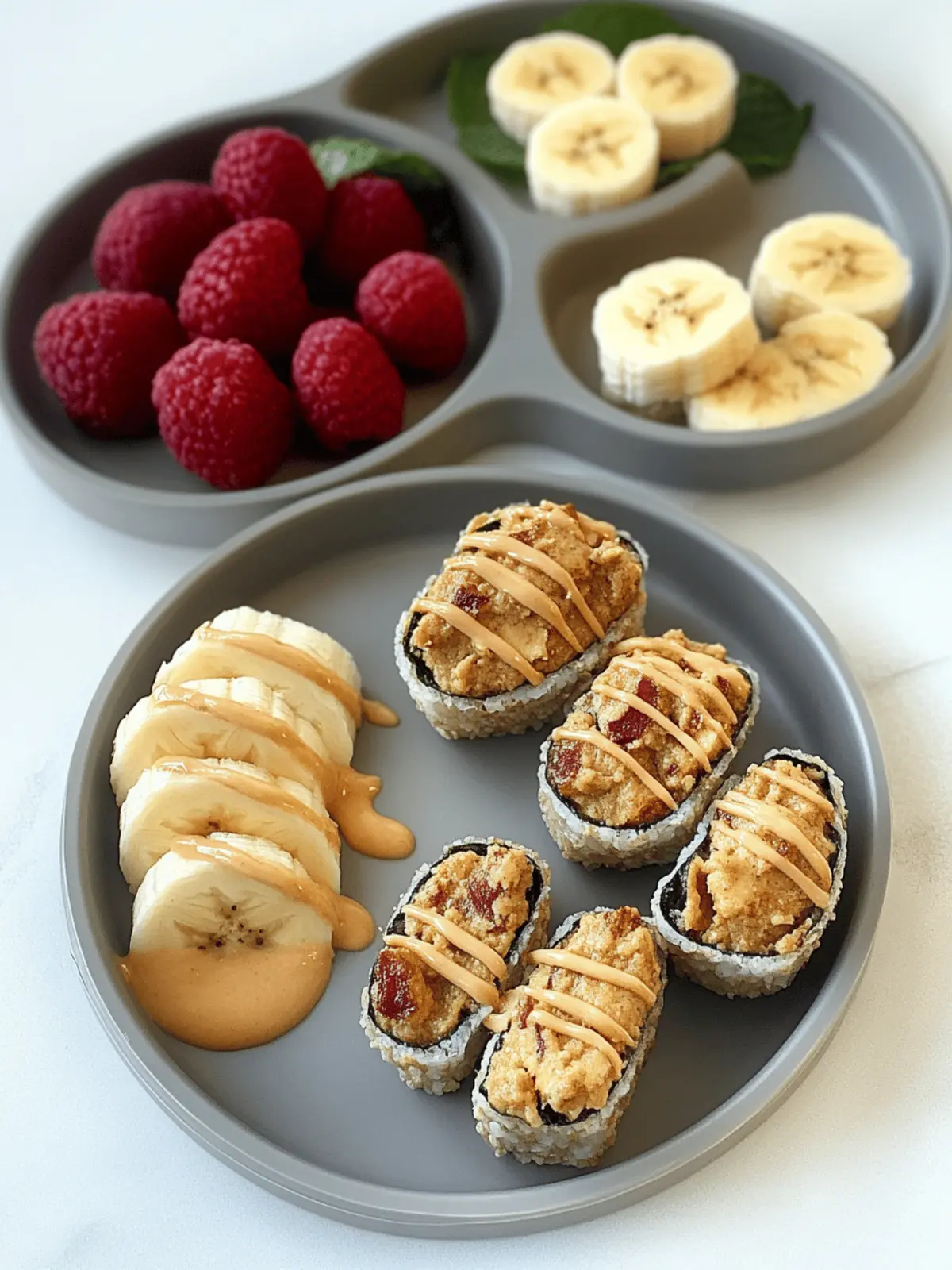 Peanut Butter Banana Sushi