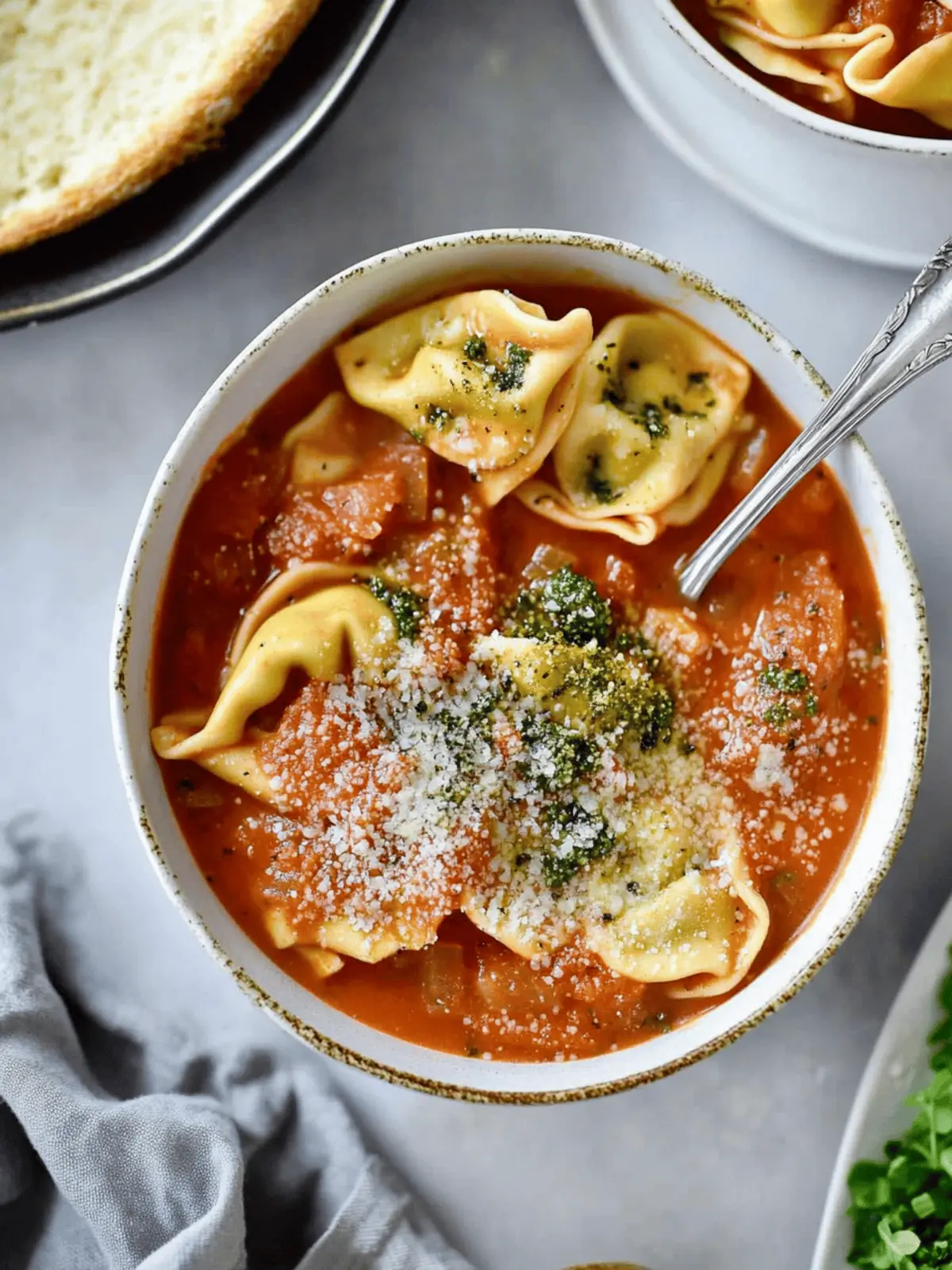 Cozy Up with Tortellini Pasta alla Vodka Soup Delight 2 Tortellini Pasta alla Vodka Soup