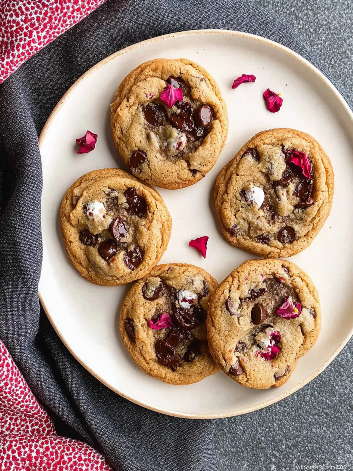Brown Butter Rose Chocolate Chip Cookies That Will Wow You 2 Brown Butter Rose Chocolate Chip Cookies