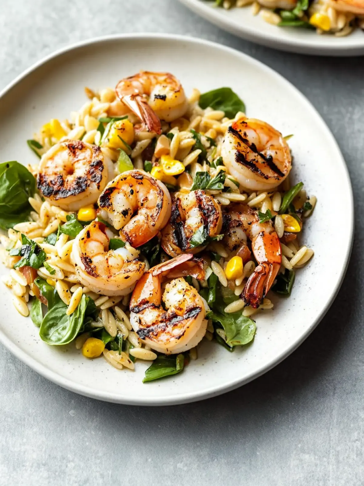 Cajun Grilled Shrimp and Orzo Salad