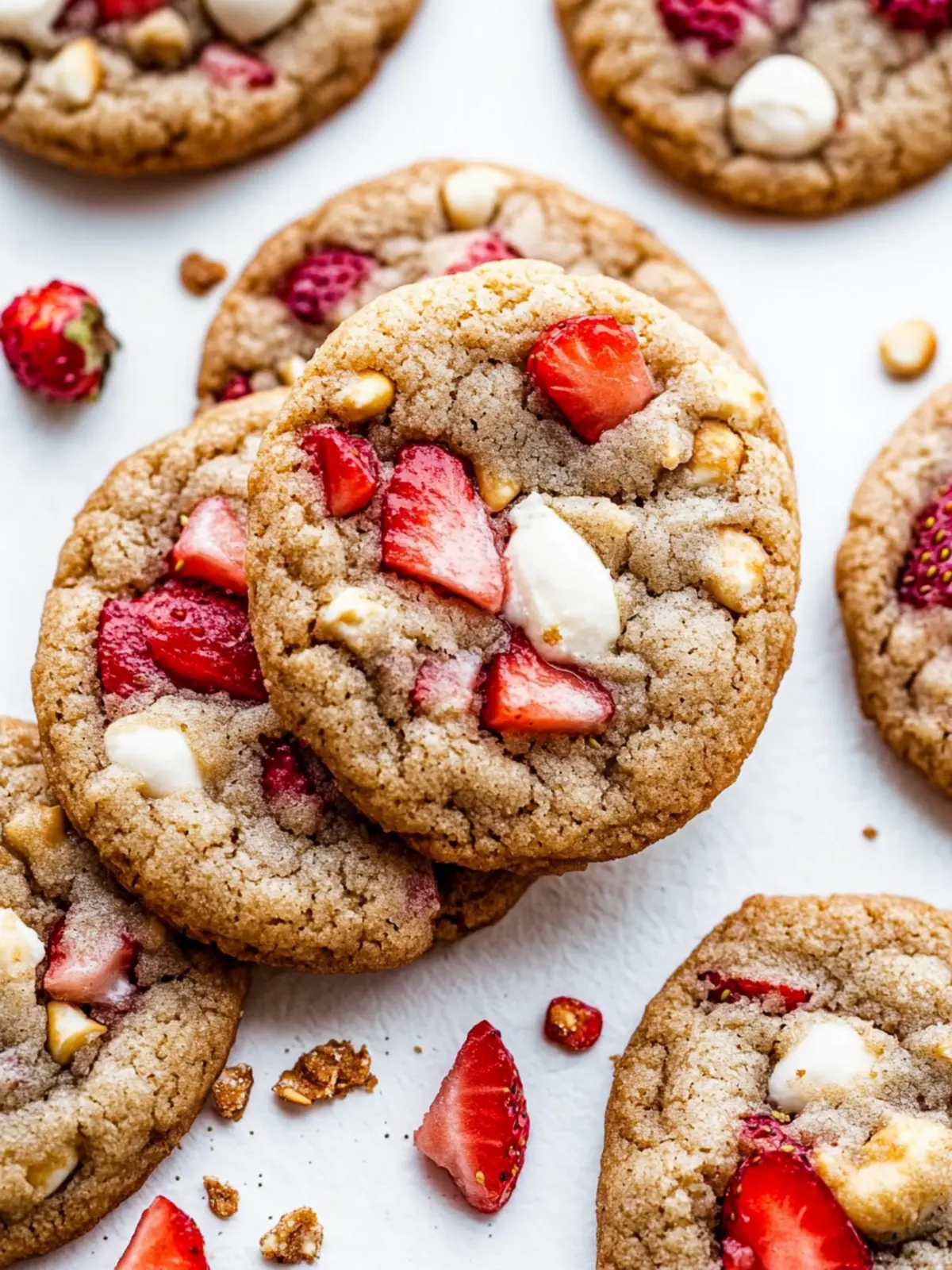 Strawberry Milk Tea Cookies