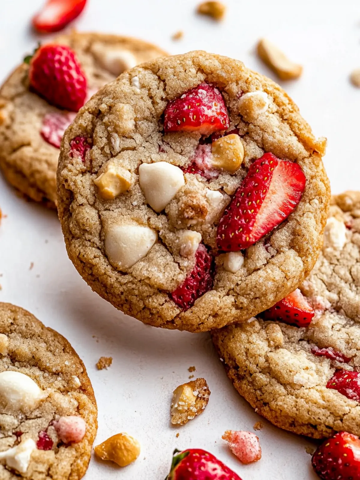 Strawberry Milk Tea Cookies