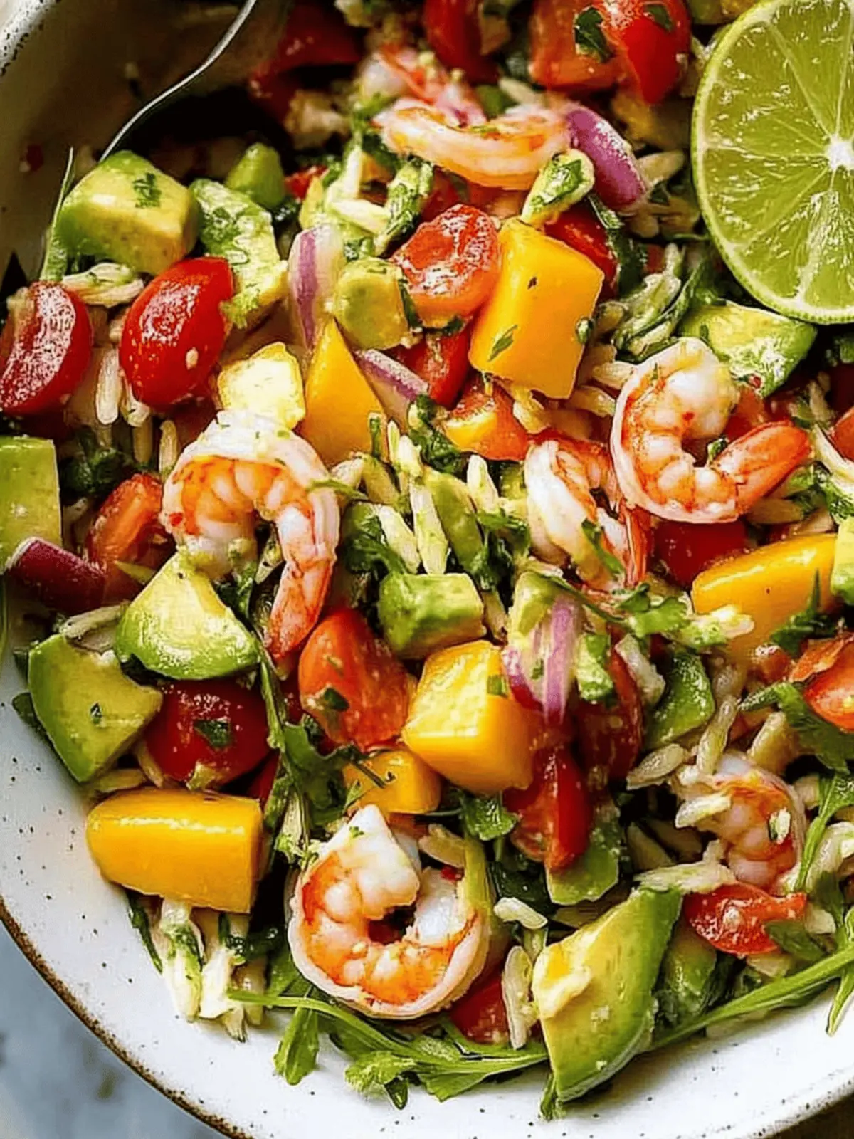 Prawn Mango Avocado Summer Salad
