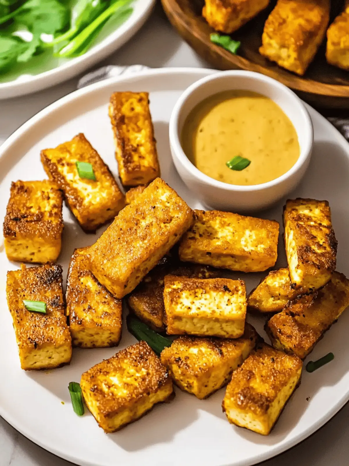 Air-Fried Tofu Nuggets
