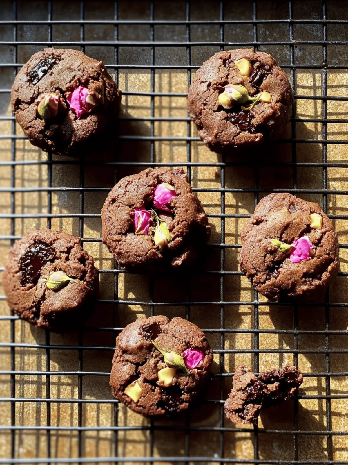 Dark Chocolate and Rose Chunk Cookie Bliss Made Easy 3 Dark Chocolate and Rose Chunk Cookie