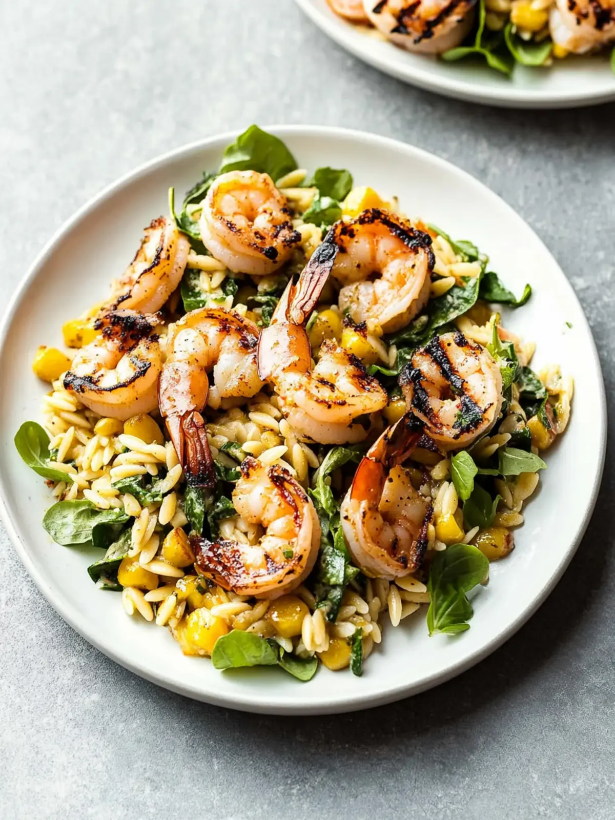 Cajun Grilled Shrimp and Orzo Salad
